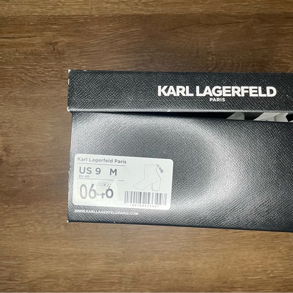 Karl Lagerfeld Paris Women’s Provence Leather Booties size 9 - Picture 3 of 6